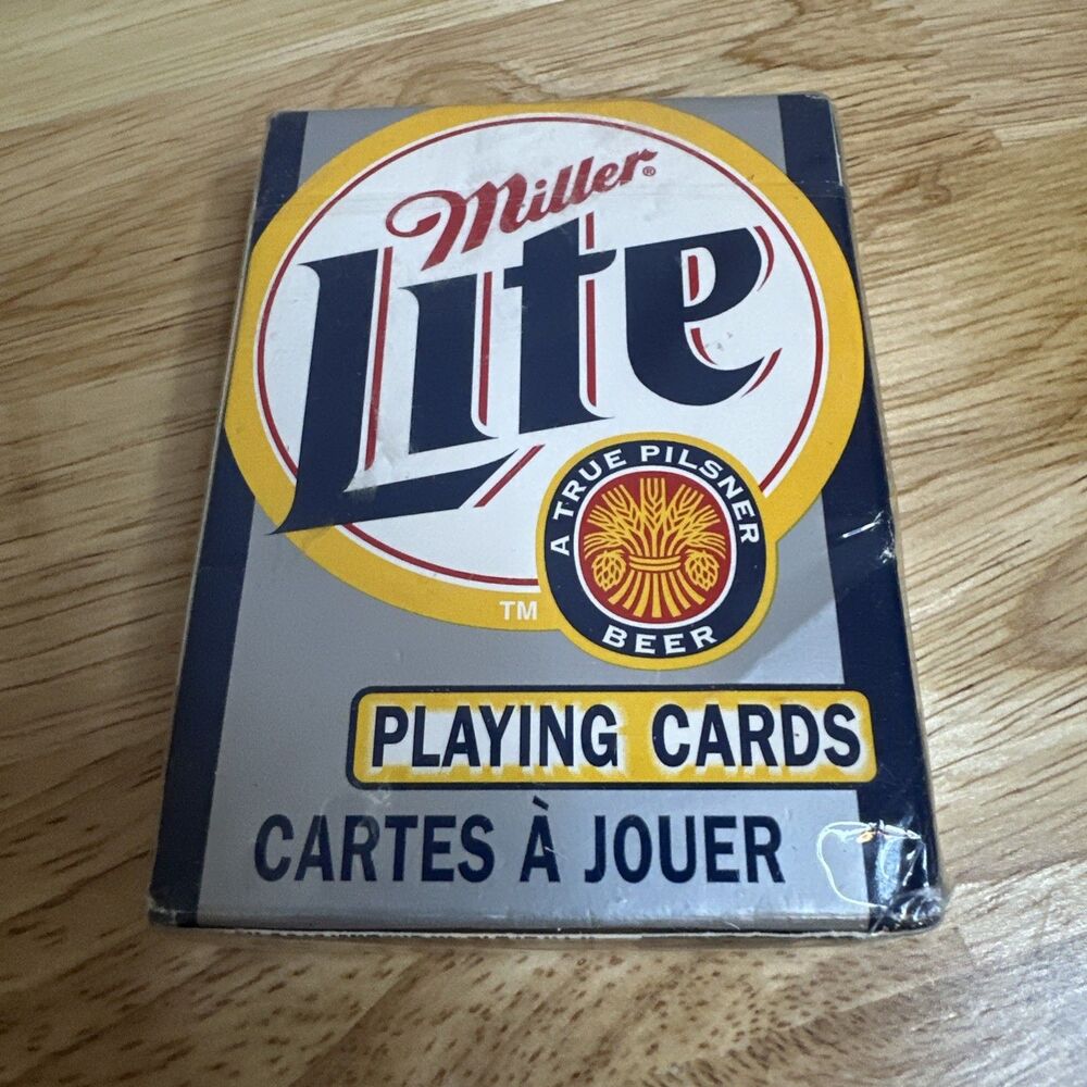 Hoyle Products 6900 - Miller LITE Playing Cards - in French & English - Sealed